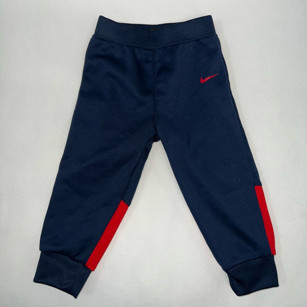 Nike 24 months boy Dark Blue and Red Joggers